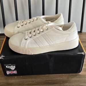 Women's Gola Baseline Mark Cox Leather Lifestyle Sneaker